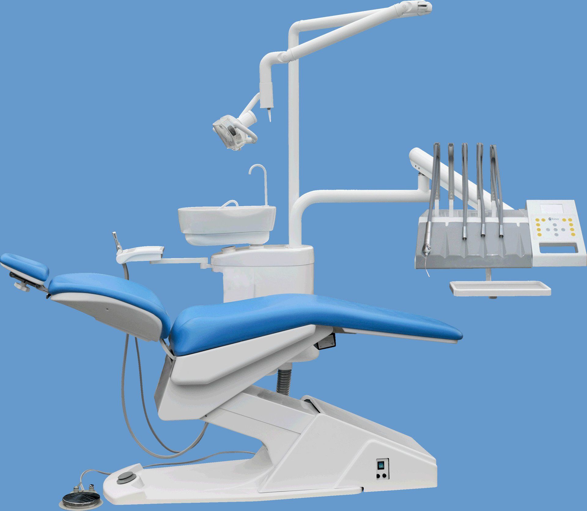 Child smiling in a dental chair